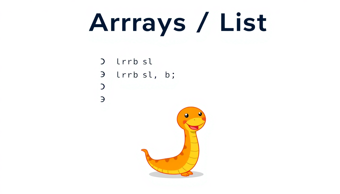 Arrays / Lists
